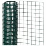 Rete metallica quadrata - NATURALE - 1 x 3 m - spessore 19 mm - Verde