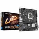 Scheda madre - GIGABYTE - H610M D3W DDR4 - Formato Micro-ATX - Chipset Intel H610 - DDR4