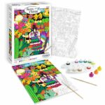 Colori acrilici - SENTOSFERA - Tavolozza dell'artista - Mercato messicano - Dipingi con i numeri per adulti - Pittura su tela - immagine 4