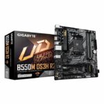 Scheda madre - GIGABYTE - B550M DS3H R2 - Formato Micro-ATX - Chipset AMD B550 - DDR4 e PCIe 4.0