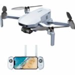 Drone - POTENSIC - Atom - Fotocamera 4K stabilizzata - Autonomia di volo di 32 minuti - Assistenza al volo - Posizionamento GPS preciso - Bianco