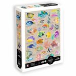 Puzzle - SENTOSPHERE - Calypto - 500 pezzi - Pesci esotici - Finitura liscia come la seta - Età 8+