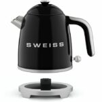 Bollitore vintage - SWISS - KTS9 - 1000 W - 1 L - Base girevole a 360° - Nero - immagine 6