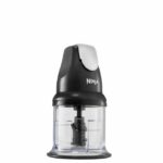 Tritatutto elettrico - NINJA - Express Chop - NJ1002EUBK - Mini tritatutto e frullatore compatto - 200 W - 2 ciotole da 500 ml - immagine 3