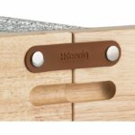 Griglia per raclette - HKoeNIG - WOD362 - 1400 W - Per un massimo di 8 persone - Base girevole - Design in legno - immagine 4