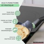 Set per crepes della Candelora - FACKELMANN - BRANDAO - Ø 26 cm - 3 utensili - immagine 4