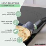 Set per crepes della Candelora - FACKELMANN - BRANDAO - Ø 26 cm - 3 utensili - immagine 4