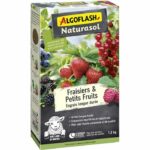 Fertilizzante per fragole e piccoli frutti - ALGOFLASH NATURASOL - Lunga durata - 1,5 kg - UAB