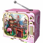 Fermalibri 3D - Kit fai da te per costruire un modello in scala - TV Fuji - 12,5 x 8 x 13 cm