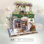 Fermalibri 3D - Kit fai da te per costruire un modello in miniatura - Negozio di fiori di Nookland - 16 x 15 x 23 cm - immagine 2