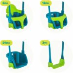 Seggiolone 4 in 1 per bambini - TP TOYS - QUADRO - Blu