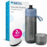 Borraccia filtrante BRITA Active - 2 microdischi inclusi - Verde pastello