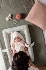 Asciugamano da bagno XXL genitore/bambino - CANDIDE - 100x100 cm - Ecru - immagine 5
