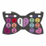 CLEMENTONI - Kit trucco a forma di papillon - Palette trucco per bambini - Ombretti, lucidalabbra, spugnetta, pennelli - Dai 6 anni in su - immagine 5
