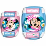 Gomitiere e ginocchiere - DISNEY - Minnie - Taglia unica con elastici e chiusura a strappo - Rosa