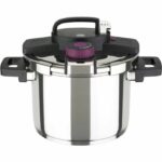 Pentola a pressione - Induzione - GSW - Easy Click - 6 L - Ø 22 cm - Acciaio inossidabile 18/10