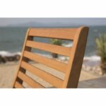 Set di 2 sedie da giardino pieghevoli in acacia FSC - 47 x 57,5 x H.89,5 cm - immagine 4