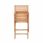 Set di 2 sedie da giardino pieghevoli in acacia FSC - 47 x 57,5 x H.89,5 cm - immagine 5