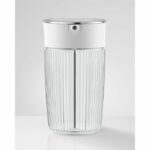 Brocca per il latte - JURA - 0,5 L - 2 adattatori in silicone - Tappo girevole in acciaio inox lucido - Vetro