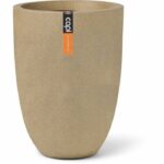 Elegante vaso basso - CAPI EUROPE - Smooth NL - 26 x 36 cm - Beige