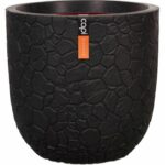 Vaso Ball - CAPI EUROPE - Clay NL - 35 x 34 cm - Nero