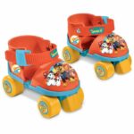 PAT PATROUILLE - Roller Bambino - Ragazzo - Regolabile e protezioni (taglia 22-29) (Pattini + ginocchiere + protezioni gomiti)