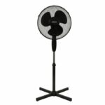 Ventilatore a piantana - OCEANIC - 45 W - Ø 41 cm - 3 velocità - Oscillante - Basculante - Nero