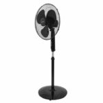 Ventilatore a piede OCEANIC - 45 W - Ø 44 cm - 3 velocità - Oscillante - Inclinabile - Nero - immagine 2