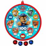 Bersaglio e freccette - PAW Patrol - Velcro - 28 cm