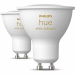 Confezione da 2 lampadine LED - PHILIPS HUE - faretto GU10 - da bianco caldo a bianco freddo