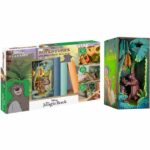 Fermalibri 3D - Kit fai da te per costruire un modello 3D - REVELL - Tiny Adventures - Disney - Il libro della giungla - LED