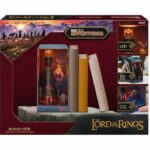 Book Nook - Kit fai da te per costruire un fermalibri modello 3D - REVELL - Tiny Adventures - Il Signore degli Anelli - Barad-Dûr - LED - immagine 5
