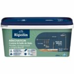 Vernice per ristrutturazione cucina e bagno - Blu Bering - Finitura satinata - Ripolin - 2L