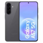 Smartphone Samsung Galaxy A57 5G AI da 128 GB, colore grigio.