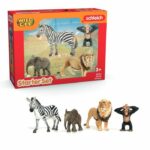 I miei primi animali africani, figurine di animali, SCHLEICH 42721 Wild Life, dai 5 anni