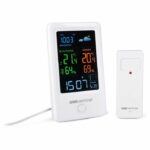 Stazione meteorologica con sonda esterna wireless - SCS SENTINEL - HCN0076 MeteoColor - Portata: 60 m - 433,92 MHz - Bianco