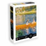 Puzzle - SENTOSPHERE - Calypto - 1000 pezzi - The Yole - Pierre-Auguste Renoir - Silky Touch - Età 9+