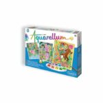 Acquerello - SENTOSFERA - Aquarellum - Amazon - 9 colori - 3 dipinti - Stampato su carta pergamena - Età 7+ - immagine 2