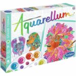 Acquerello - SENTOSFERA - Aquarellum - Chimere - 9 colori - 3 dipinti - Stampato su carta pergamena - Età 7+