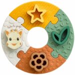 Puzzle educativo per la prima infanzia - Sophie la giraffa - Il mio primo puzzle - 8 pezzi - Gomma naturale - immagine 2
