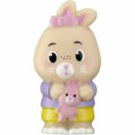 Set di 4 personaggi - SOPHIE LA GIRAFFA - Statuette Klorofil - Famiglia di conigli - immagine 2