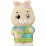 Set di 4 personaggi - SOPHIE LA GIRAFFA - Statuette Klorofil - Famiglia di conigli - immagine 3