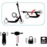 Monopattino pieghevole a 3 ruote - STAMP - Skids Control Explore - Blu - immagine 5