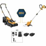 Rasaerba a batteria da 20 V con larghezza di taglio di 34 cm + tagliabordi a batteria da 20 V - STIGA - Collector 136e + GT100eSTIGA