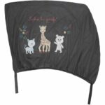 Set di 2 parasole per auto - SOPHIE LA GIRAFFA - Calzini - Universali - Lavabili - immagine 2