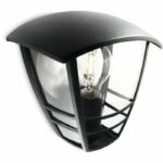 Applique da esterno - PHILIPS - Creek - Nera - IP44 - E27 - immagine 2