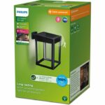 Applique da esterno - PHILIPS - Buzzard - Nera - IP44 - immagine 2