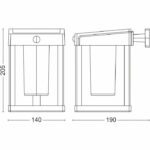 Applique da esterno - PHILIPS - Buzzard - Nera - IP44 - immagine 6
