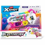 Pistola - ZURU XSHOT - Skin BlasterCorn Heartbreaker blaster - 16 dardi - Età 8+