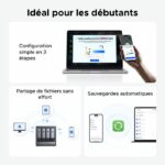 Server NAS - UGREEN - DXP4800 Plus - 4 alloggiamenti - 8 GB - immagine 4